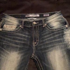 BKE Denim carter straight leg jeans